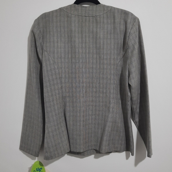 Vintage gray Algo-Ettes blazer size 9 - Picture 4 of 5